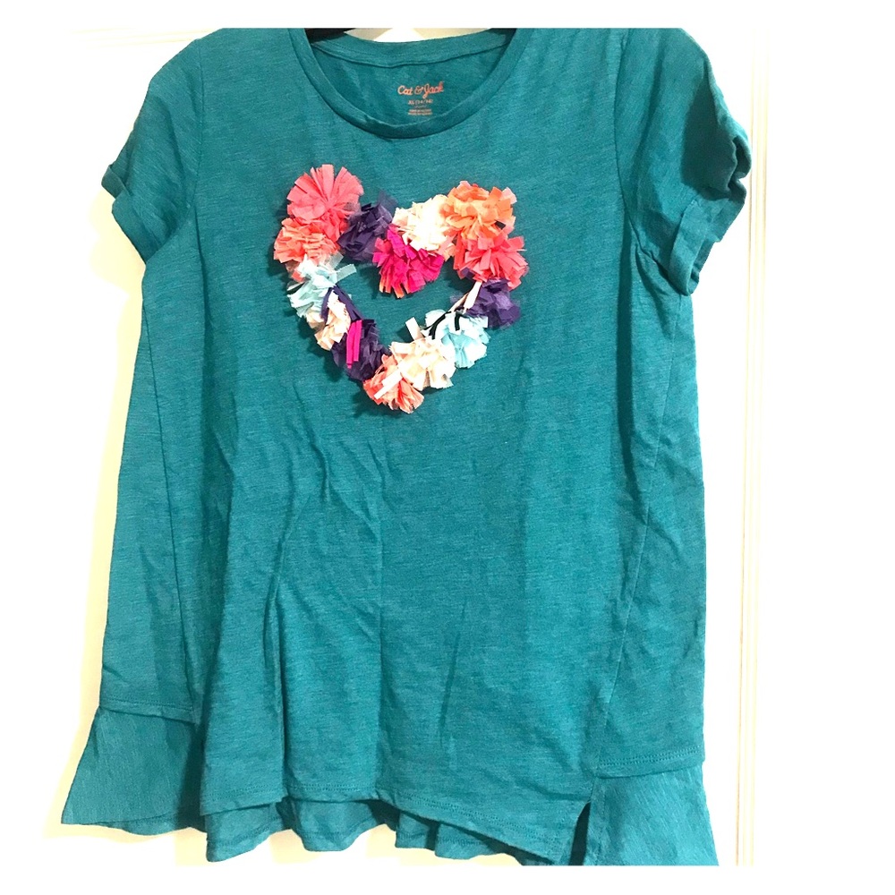 Girls Cat & Jack Peplum Top